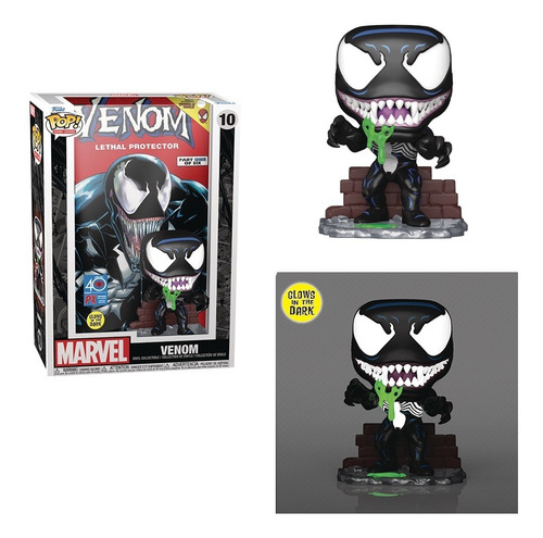 Funko Pop Marvel Venom #10 Px Exclusive Glows Nuevo Original
