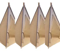 Comprar Carpa Tipi  X 4 Unidades Carpa India Carpa Para Niños  Teepe