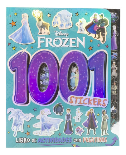 Frozen. 1001 Stickers: Libro De Actividades Con Pegatinas, De Disney. Frozen, Vol. 1. Editorial Libros Disney, Tapa Blanda En Español