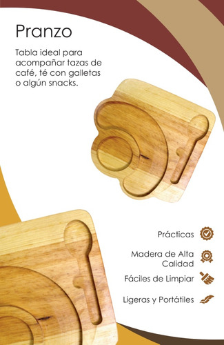 Tablas Para Pasapalos Y Comidas