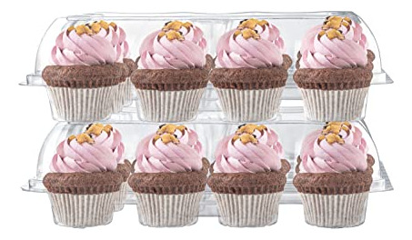 Contenedores De Cupcakes Desechables | Cajas De Cupcakes De