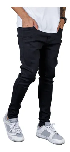 Calça preta hotsell colada masculina