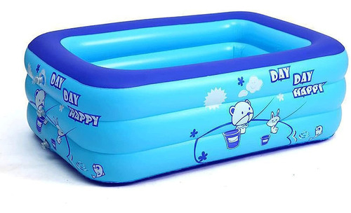 Piscina Inflable Rectangular Plegable Juegos Agua Rondon