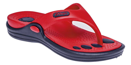 Sandalia Baño Dama Evalight Skt-w01 Rojo 23-26 Chanclas T6