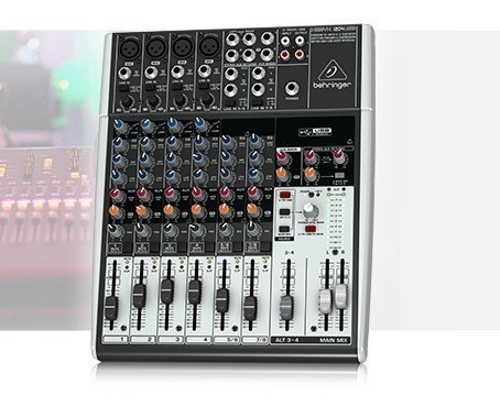 Mesa De Som Mixer Behringer Xenyx 1204 Usb Interface Bi-volt