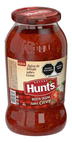 Salsa para Pasta Hunt's Tomate y carne 680g