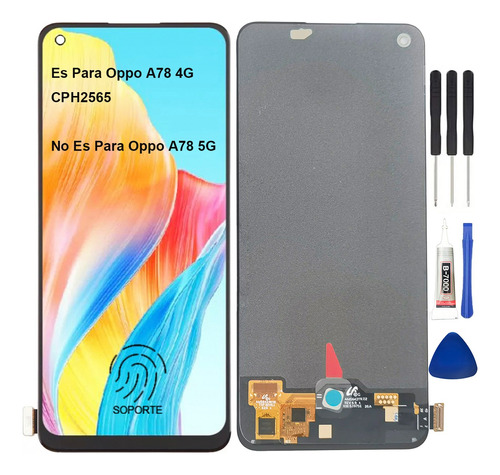 Amoled Pantalla Táctil Display Para Oppo A78 4g Cph2565