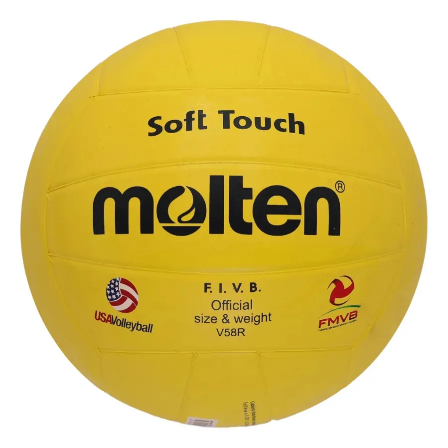 Balon Voleibol Volleyball Molten V58r Hule Amarillo #5