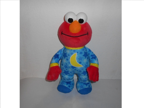 Peluche Elmo Buenas Noches Musical Habla En Español 31 Cms