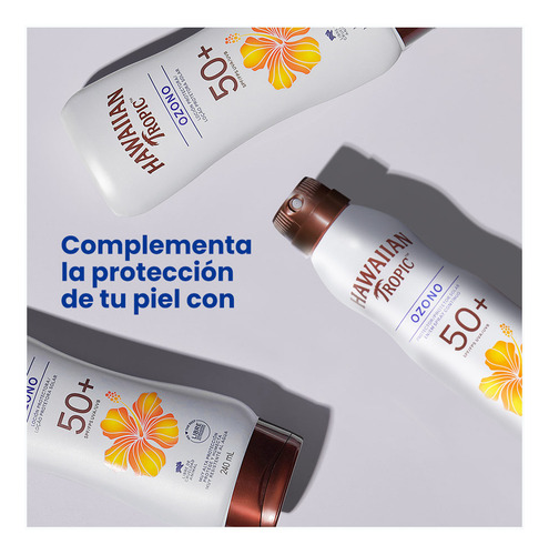 Protector Solar Hawaiian Tropic Ozono 50+ Fps C-spray 180 Ml