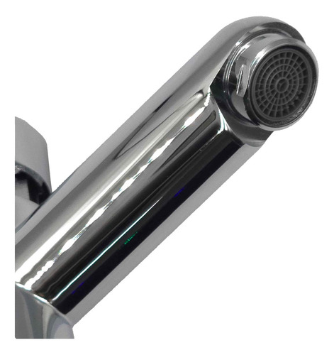 Llave Monomando Push Cromada Temporizadora Para Lavabo