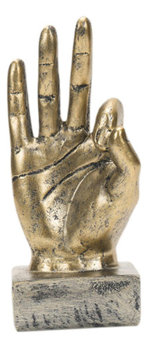 Estatua De Resina Con Gesto Divertido De La Mano, Escultura
