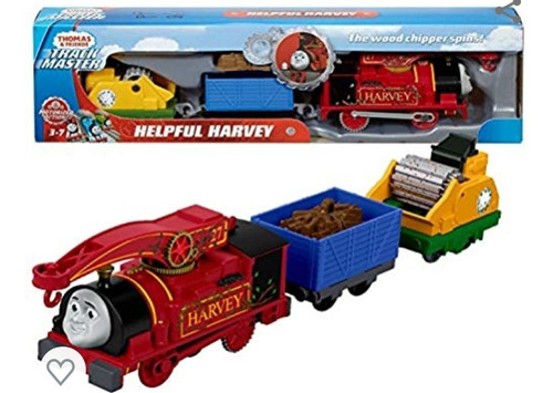 Tren Thomas Trackmaster Harvey Servicial De Fisher Price. 