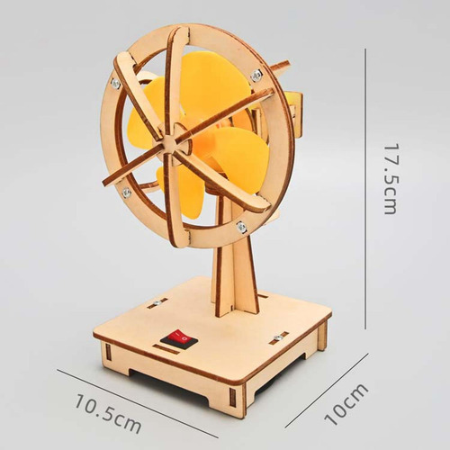 Diy Ventilador Pequeño De Madera Niños Ciencia Experimento
