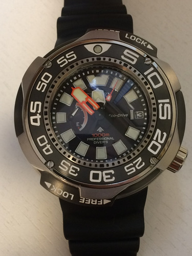 Relógio Citizen Bn7020 - New Autozilla (1000m) - Impecável