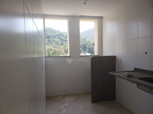 Apartamento Com Sacada Na Sala E Nos 2 Quartos, 62 M² Por R$ 230.000 - Santa Bárbara - Niterói/rj - Ap46551