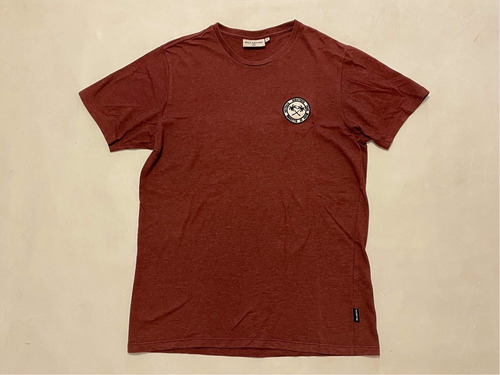 Remera Billabong Talle S Manga Corta Bordo