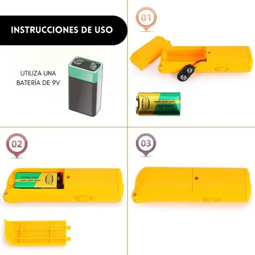 Repelente Adiestrador Ultrasonido Entrenador Ahuyenta Perros