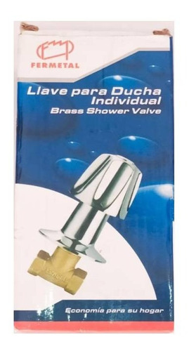 Llave Para Ducha Individual De 1/2 Fermetal 