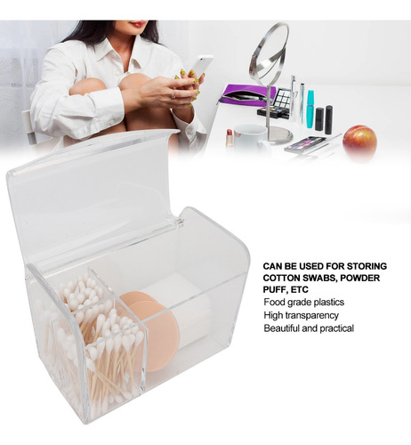 Polvo De Maquillaje Para Almacenamiento De Bastoncillos De A