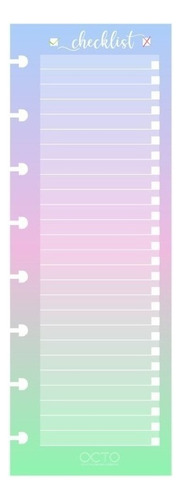 Refil Para Caderno De Disco - Checklist Colors - Octo