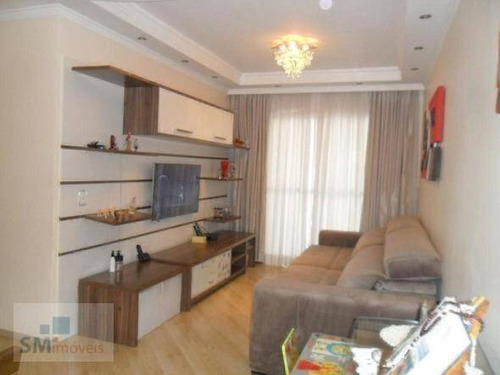 Apartamento Com 2 Dormitórios À Venda, 76 M² Por R$ 498.000,00 - Santa Paula - São Caetano Do Sul/sp - Ap2534