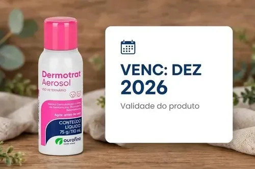 Dermotrat Aerosol para Cães e Gatos Ourofino