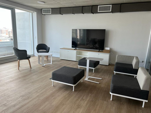Alquiler Oficina 100m2 En Cabildo Park - Divisiones Blindex Open Space.