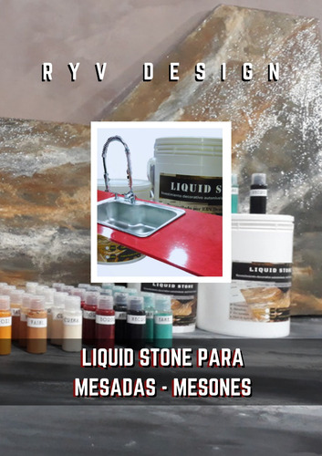 Pigmento Para Liquid Stone
