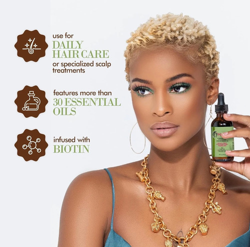Kit Shampoo Acondicionador Y Aceite De Romero Mielle Organic