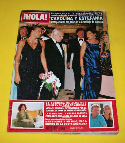 Paulina Rubio Estefania De Monaco Carolina Revista Hola 1998