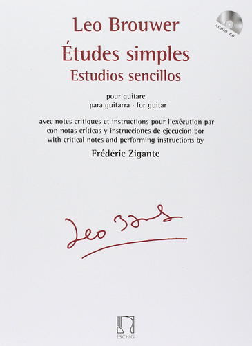 Etudes Simples For Guitar With Critical Notes And Performa 