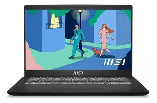 Notebook Msi Intel Core I5-1155g7 8gb 512gb 14 Win11 Black