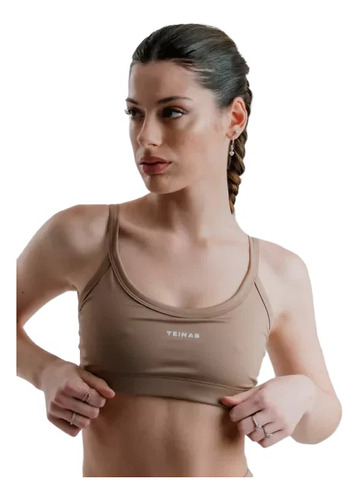 Top Deportivo De Mujer Teinas Mana Regular Fit Poliéster