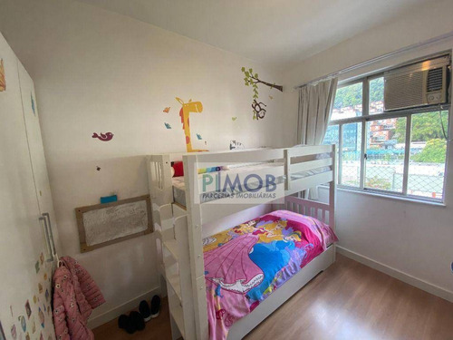 Imagem 10 de 25 de Apartamento Com Vista Aberta E Indevassada, Com 2 Quartos À Venda, 75 M² Por R$ 950.000 - Humaitá - Rio De Janeiro/rj - Ap1422