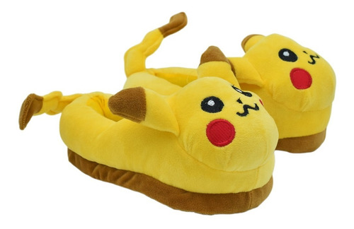 Pantuflas Pikachu Unisex Calientitas Comodas