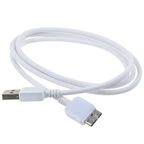 Teléfono Blanco Usb Pc Cargador Datos Cable Llevan Cable Par