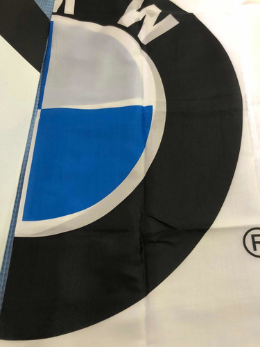 Imagen 2 de 5 de Bandera Bmw Bandera Para Garage Taller