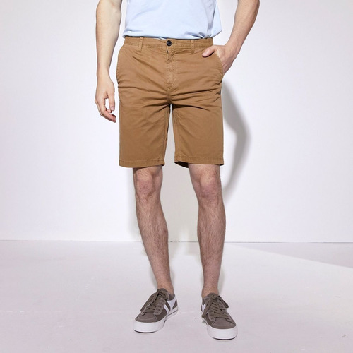 Bermuda Chino Gola Camel 100% Original!