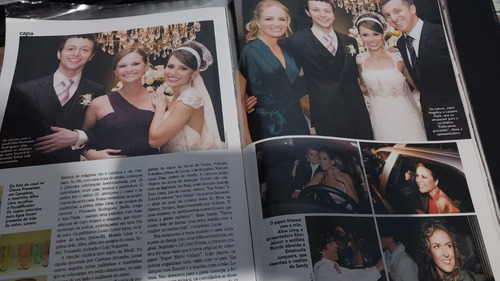 Revista Casamento Sandy E Lucas Lima Sandy E Junior