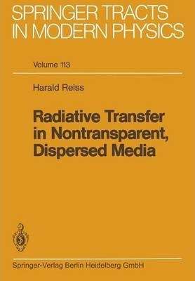 Libro Radiative Transfer In Nontransparent, Dispersed Med...