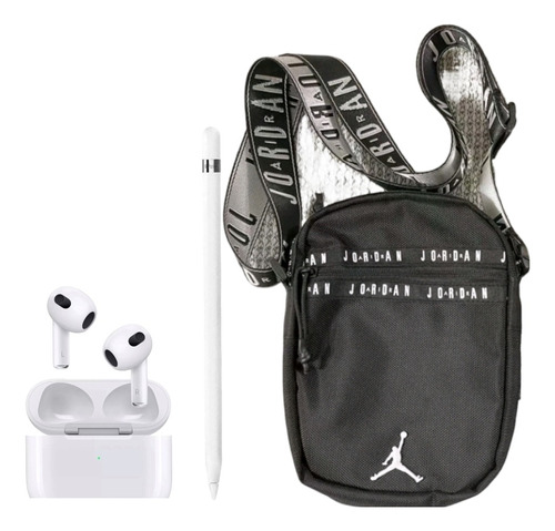 Combo Especial Apple Pencil 1 + AirPods 3 + Sport Bag Jordan