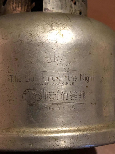 Antigua Lámpara Coleman Modelo 236 (Usado)