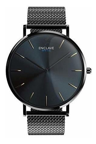 Reloj Enclave Mfg Co. Para Hombre De Cuarzo Japonés