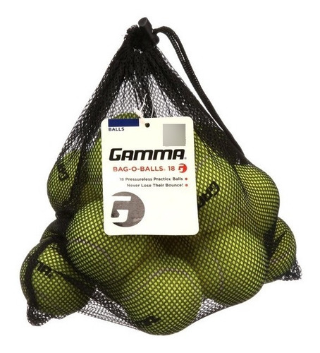 Gamma Cgbob-10 Bolsa Con 18 Pelotas Tenis Practica