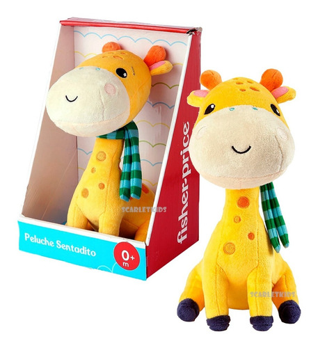 Imagen 1 de 7 de Fisher Price Peluche Sentado Animales Original Scarlet Kids