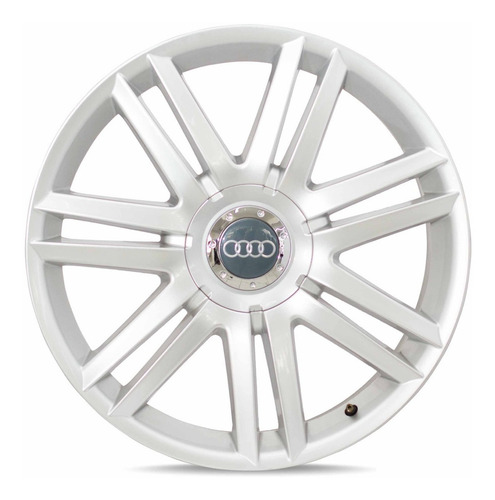 Rodas 19 Audi Pavia 4x100 E 4x108 Renault Fiat Gm Ford Vw Cor Prata