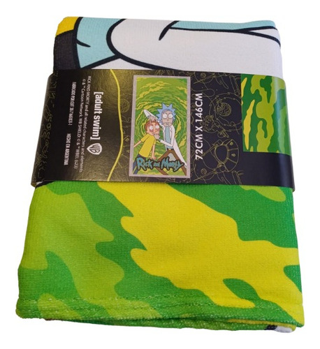 Toallón Playero - Rick And Morty Color Verde