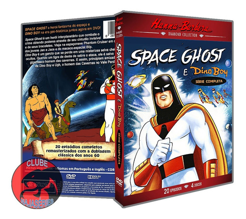 Dvd Space Ghost Dino Boy - Completa Dublada - Nova Versão