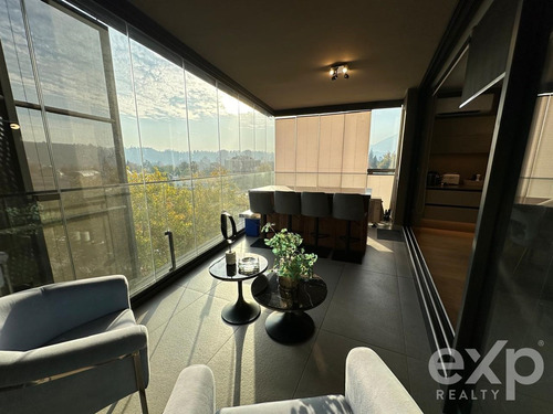Departamento De Lujo En Venta Amoblado En Vitacura, Buena Ub